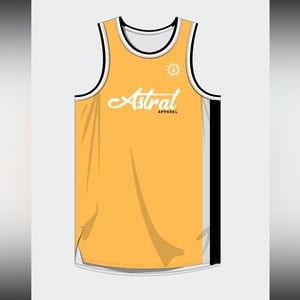 Astral Apparel Basketball Jersey (yellow)